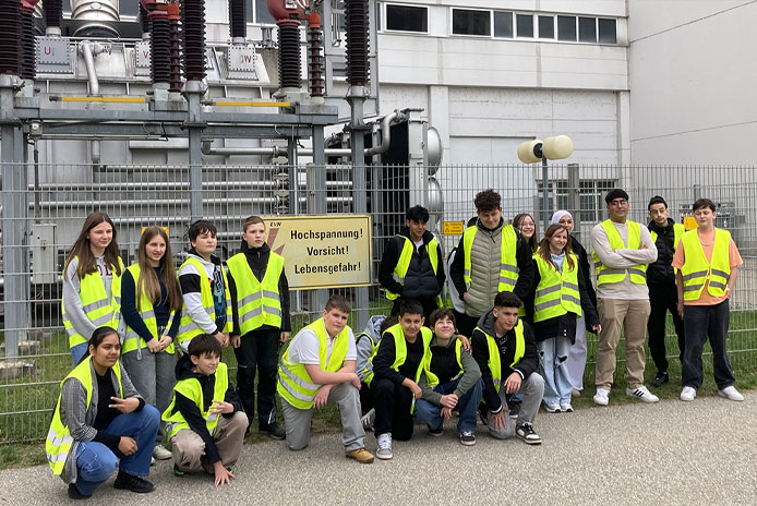 Besuch des Wärmekraftwerks Theiss
