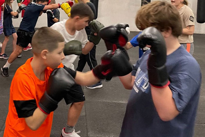 Boxen im Jabclub in Wien