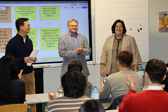 Besuch der Delegation aus Südkorea