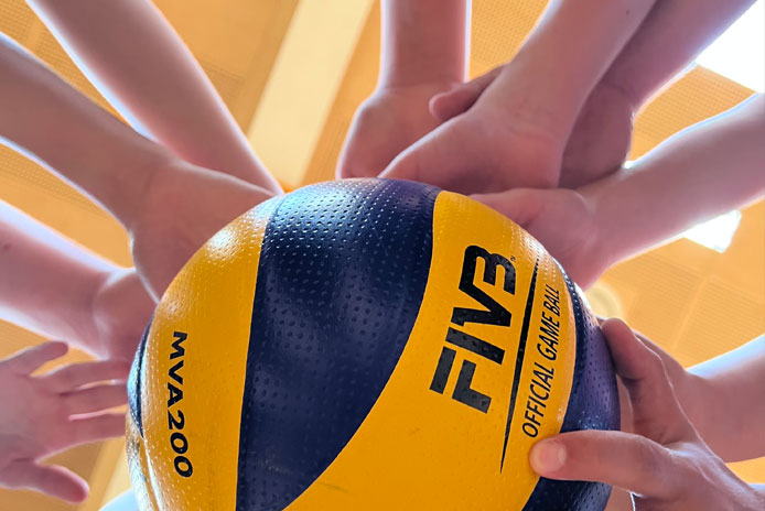 Das Volleyballteam der Mittelschule Traiskirchen macht Sommerpause